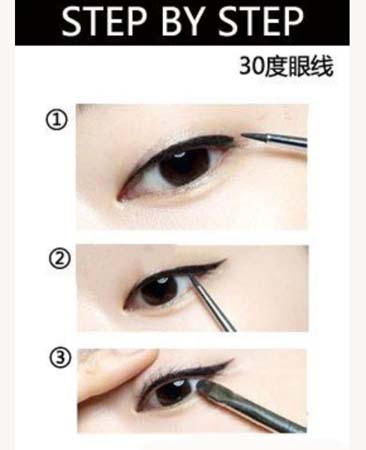 辣妈孙俪教你一分钟画单眼皮完美眼线