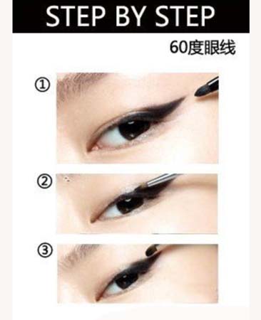 辣妈孙俪教你一分钟画单眼皮完美眼线